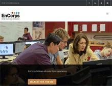 Tablet Screenshot of encorps.org